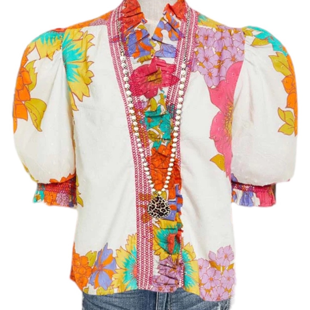 NWOT Boutique Blouse size medium